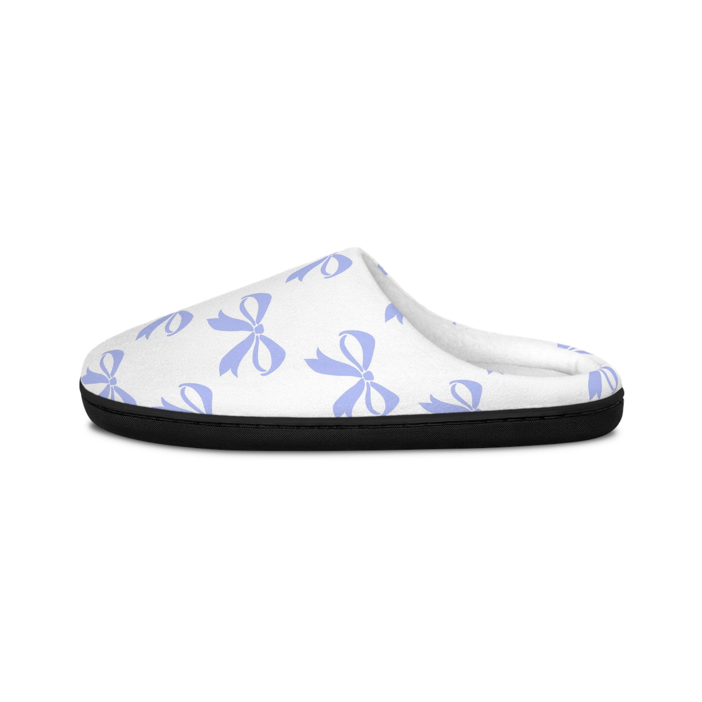 Women's Indoor Slippers Girlie Bow Blue