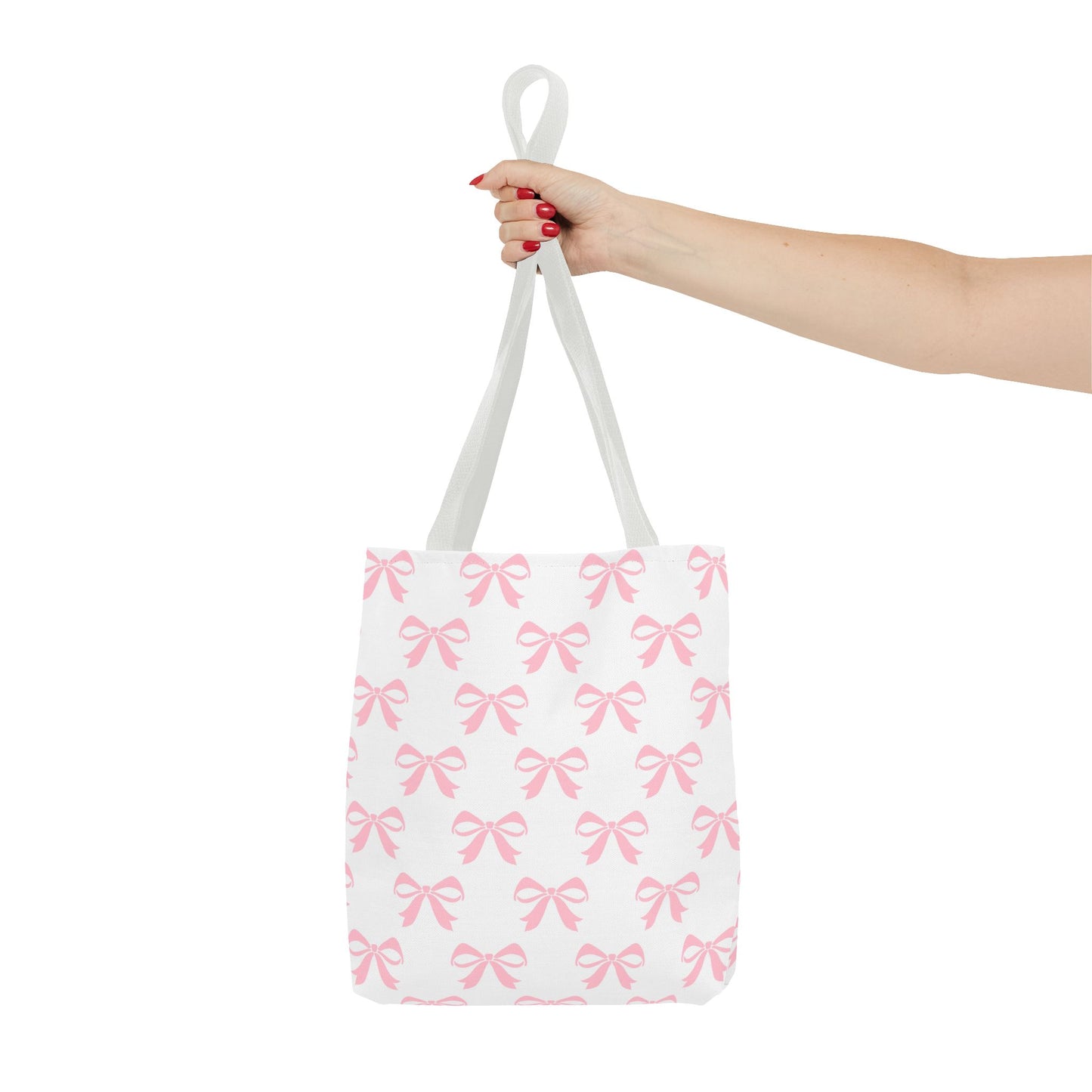 Tote Bag (AOP) Girlie Bow Pink
