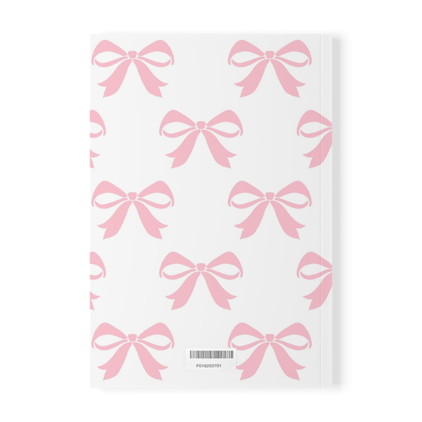 Softcover Notebook, A5 Girlie Bow Pink