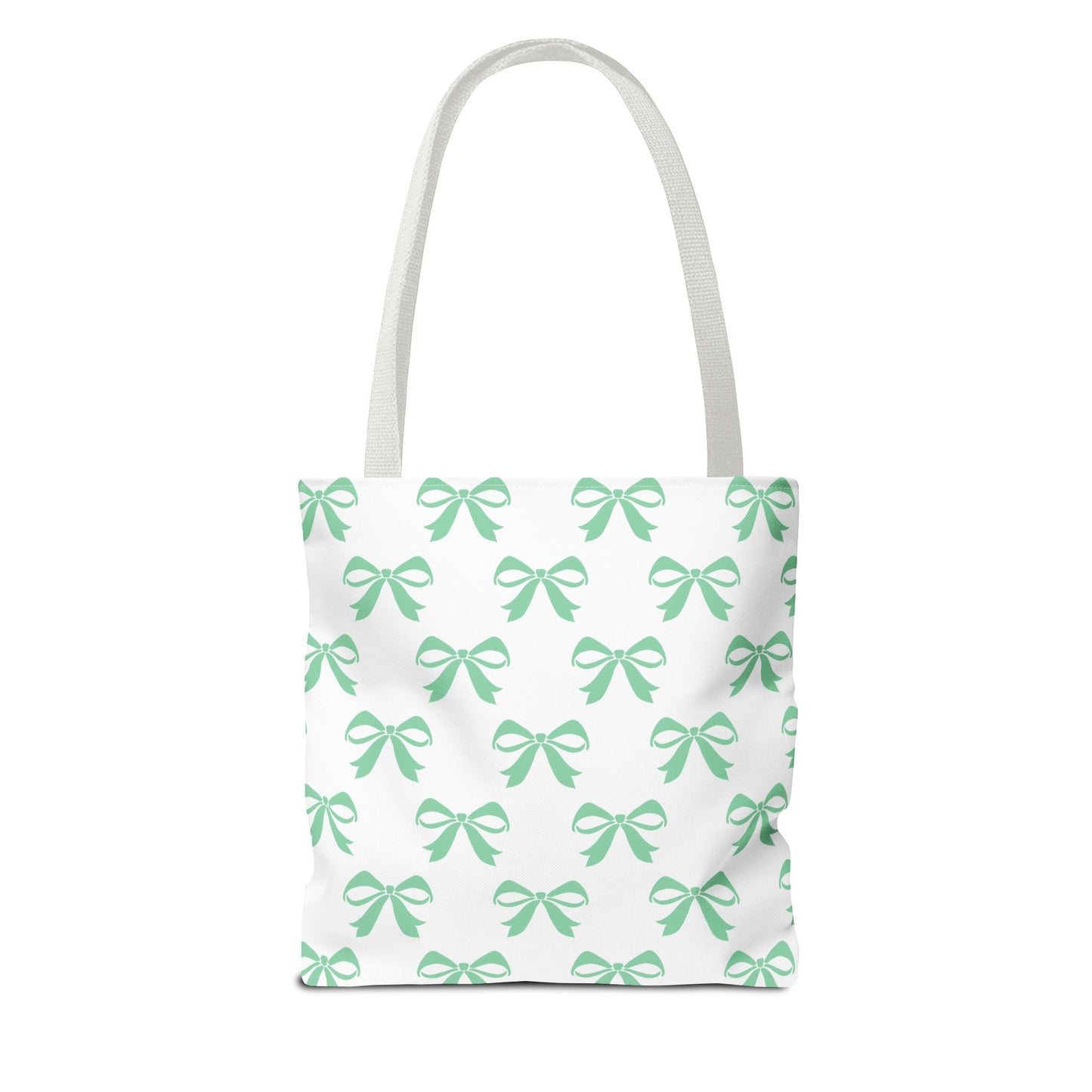 Tote Bag (AOP) Girlie Bow Green