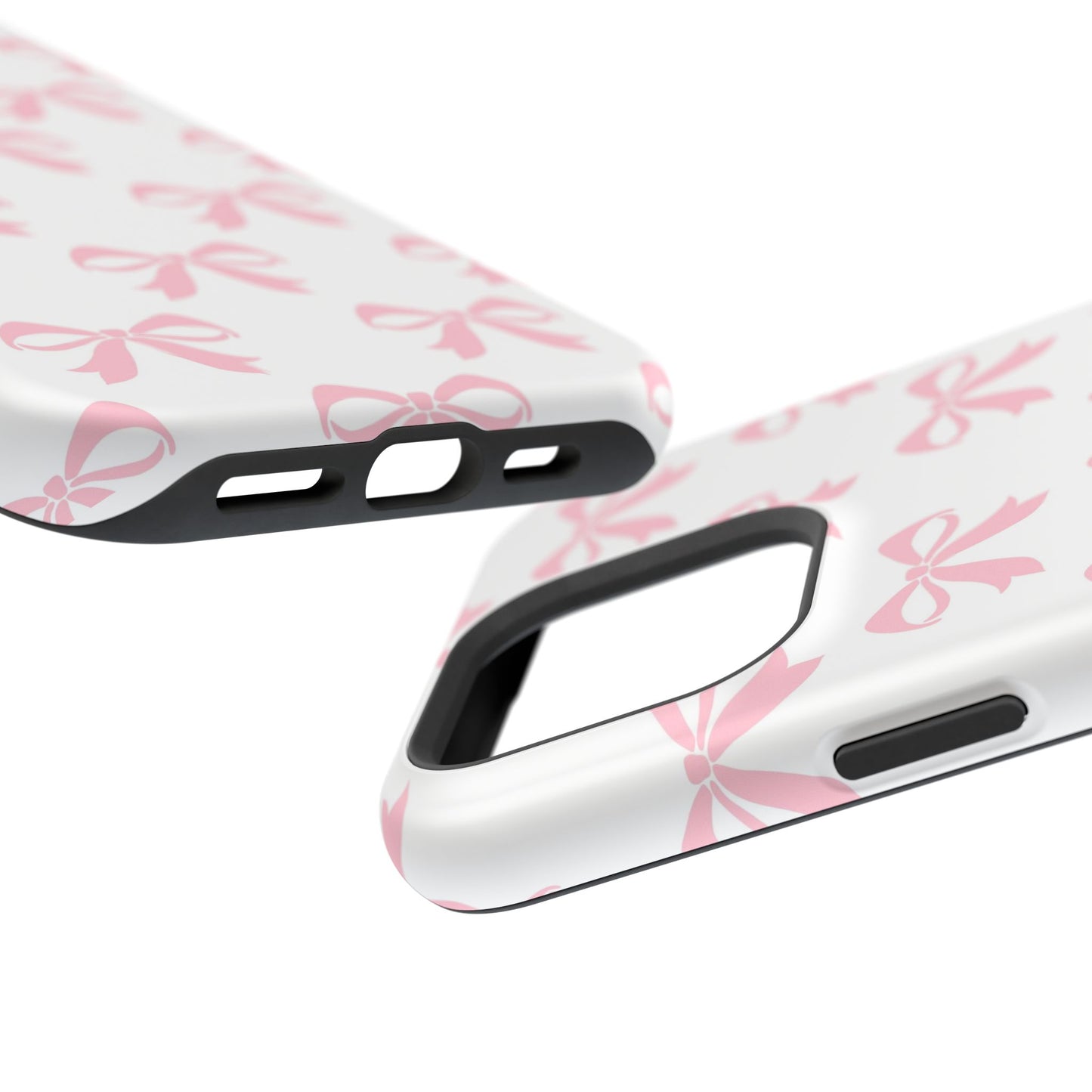 Magnetic Tough Cases Girlie Bow Pink