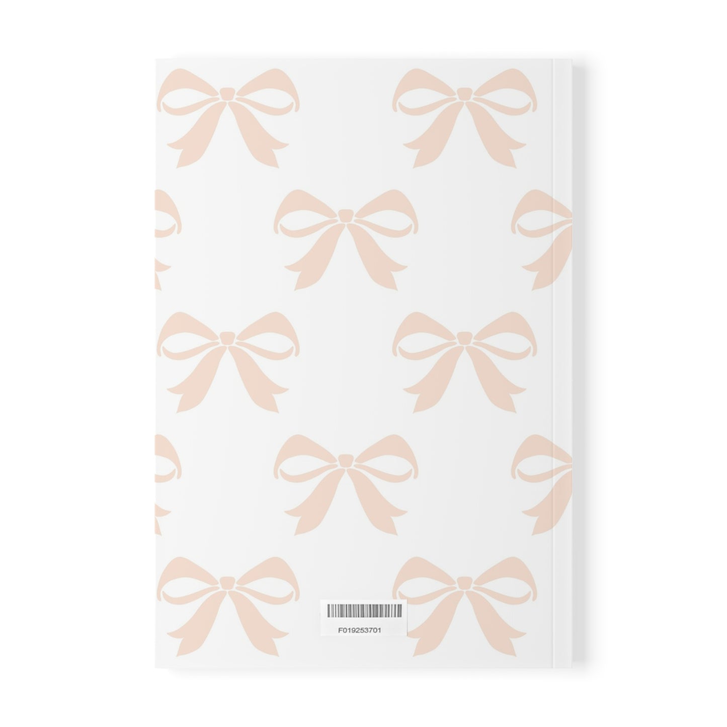 Softcover Notebook, A5 Girlie Bow Light Pink