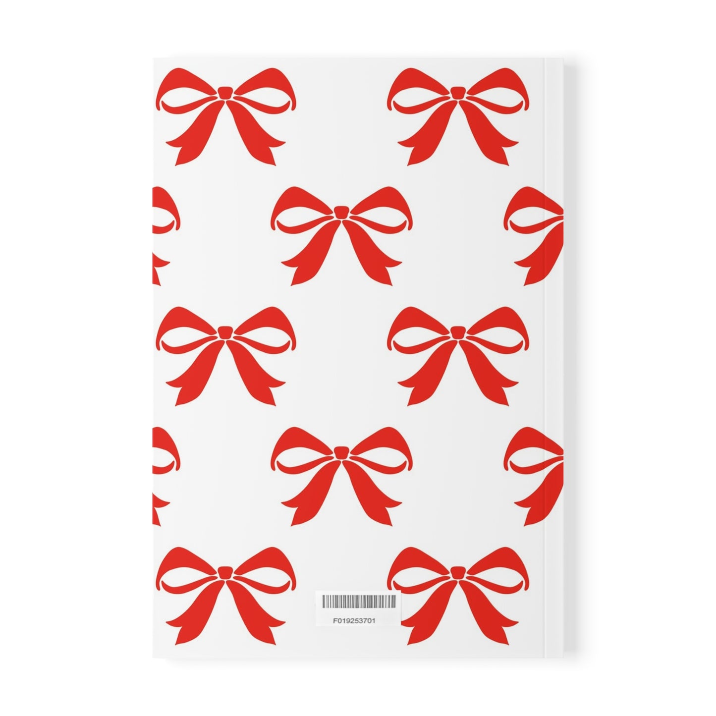 Softcover Notebook, A5 Girlie Bow Red