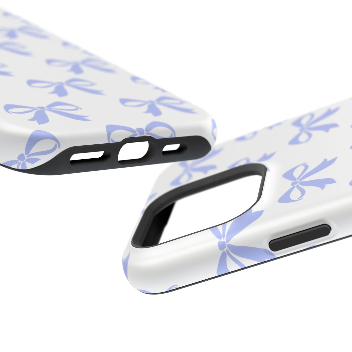 Magnetic Tough Cases Girlie Bow Blue