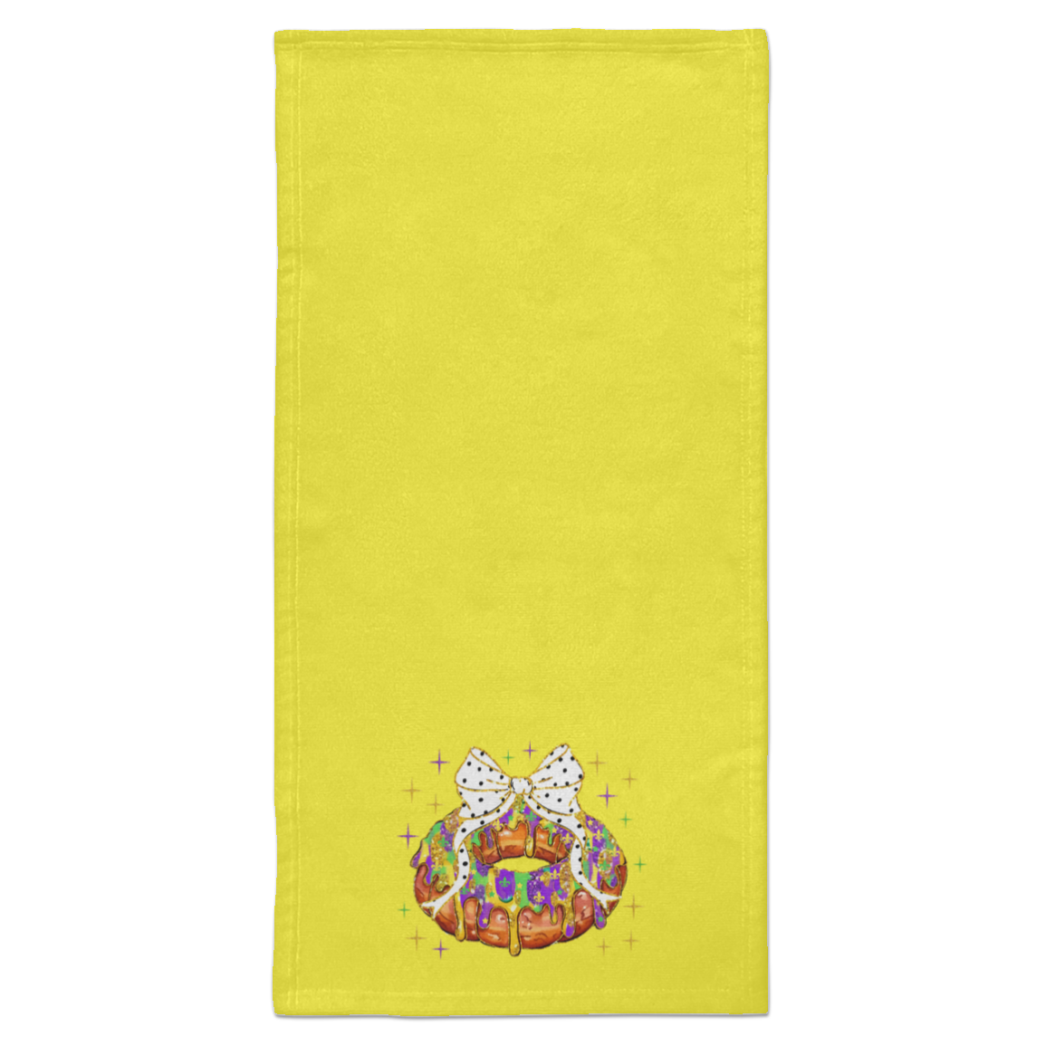 King Cake Hand Towel - 15x30