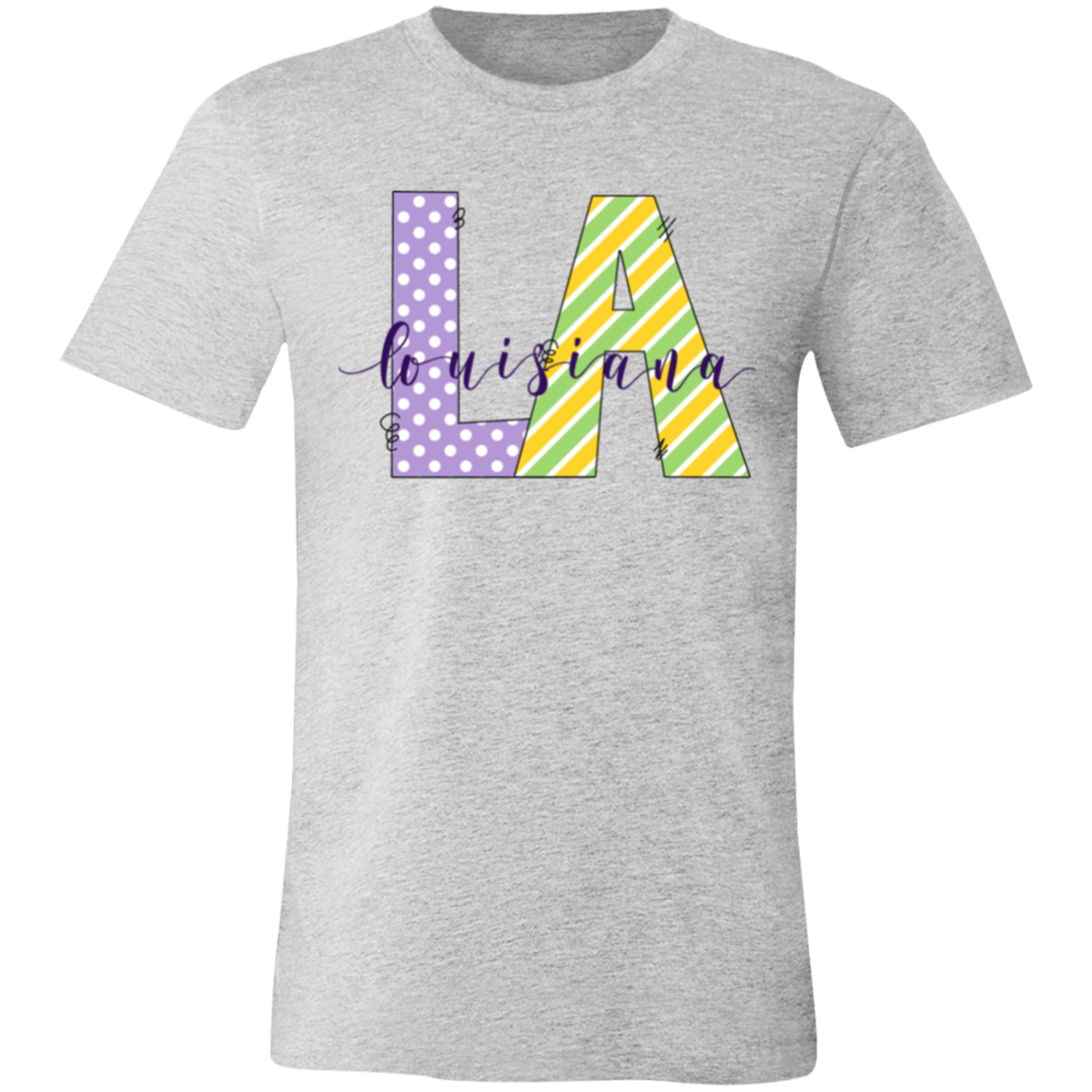 Mardi Gras LA Unisex Jersey Short-Sleeve T-Shirt