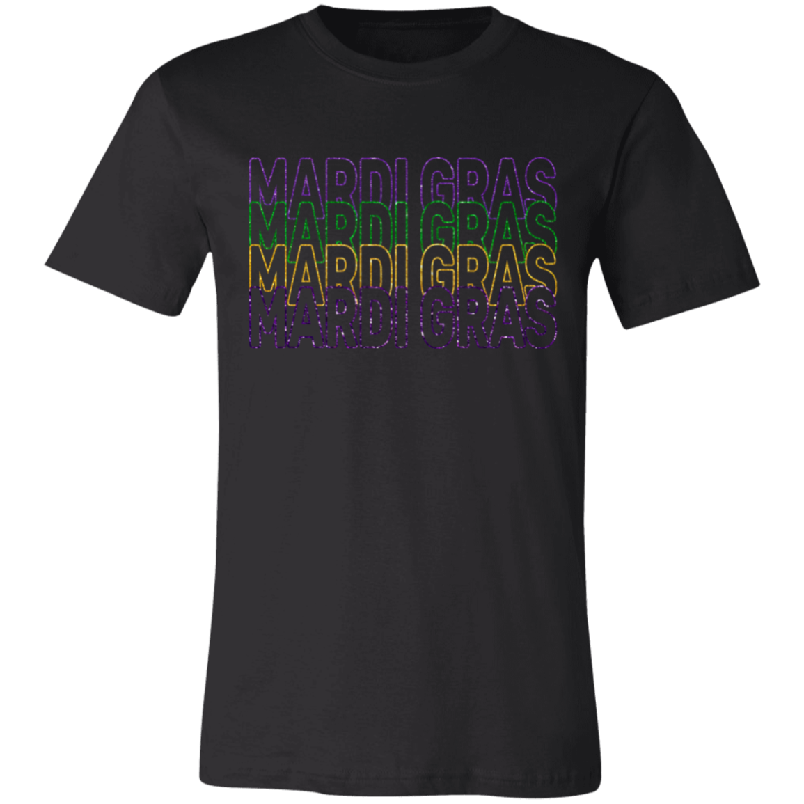 Mardi Mardi Gras Unisex Jersey Short-Sleeve T-Shirt
