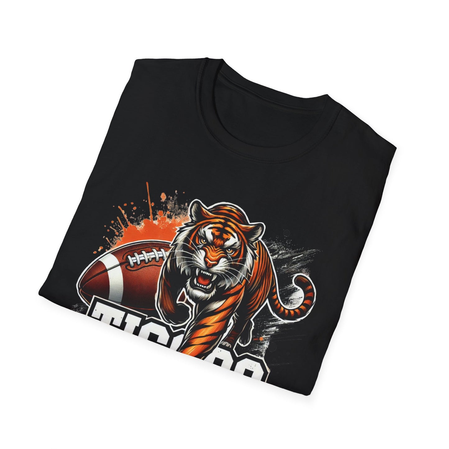 Tigers Football Unisex Softstyle T-Shirt