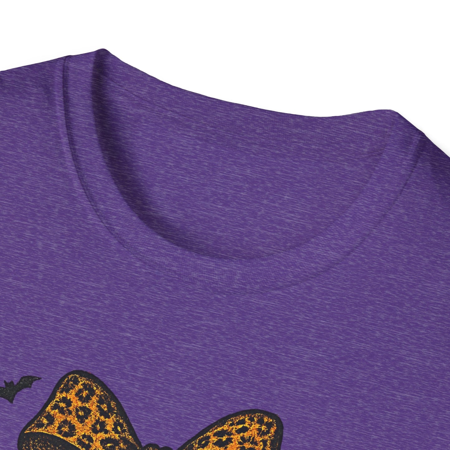 Leopard Bow Pumpkins Unisex Softstyle T-Shirt