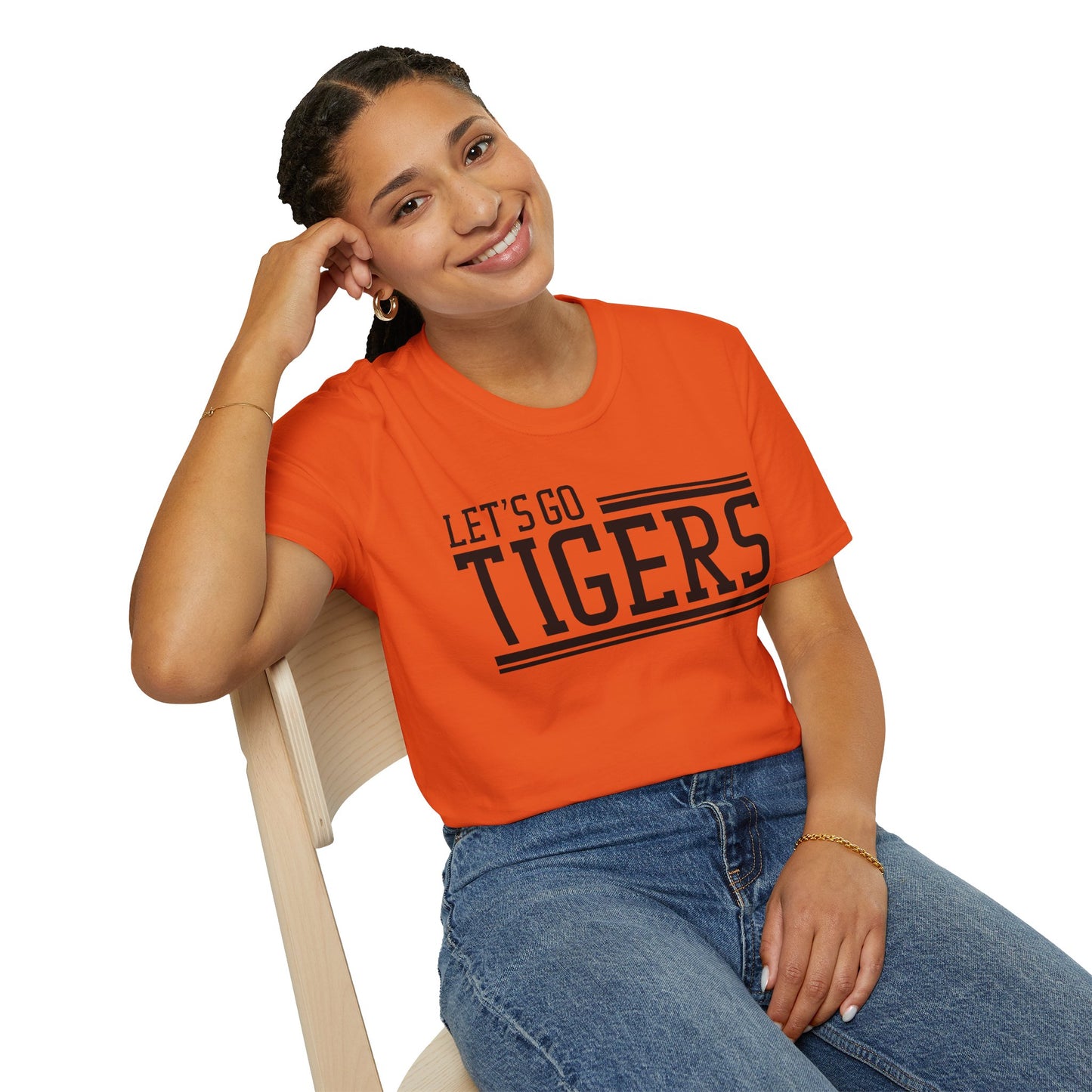Lets Go Tigers Unisex Softstyle T-Shirt