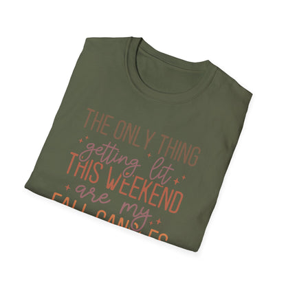 Only Thing Getting Lit Unisex Softstyle T-Shirt