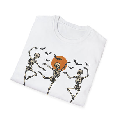 Dancing Skeletons Unisex Softstyle T-Shirt