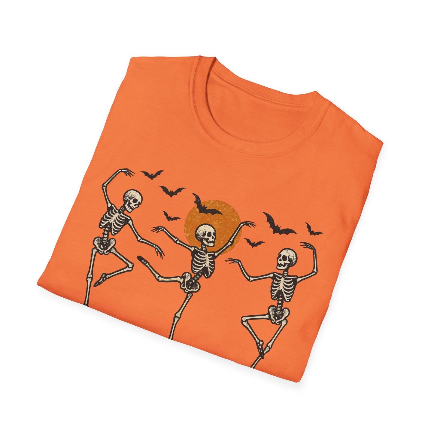 Dancing Skeletons Unisex Softstyle T-Shirt