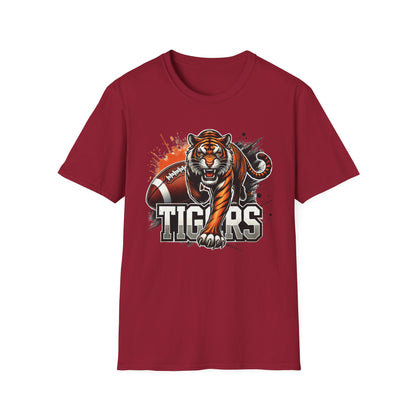 Tigers Football Unisex Softstyle T-Shirt