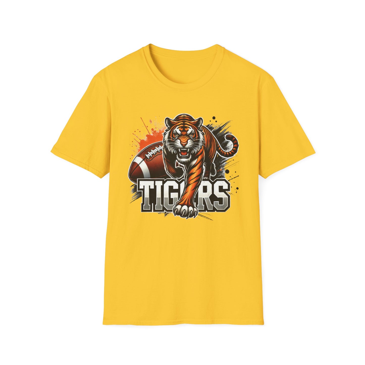 Tigers Football Unisex Softstyle T-Shirt