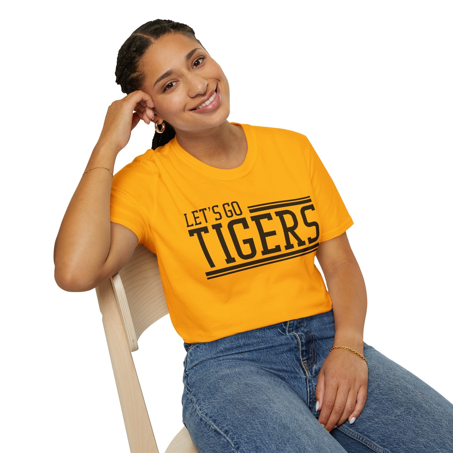 Lets Go Tigers Unisex Softstyle T-Shirt
