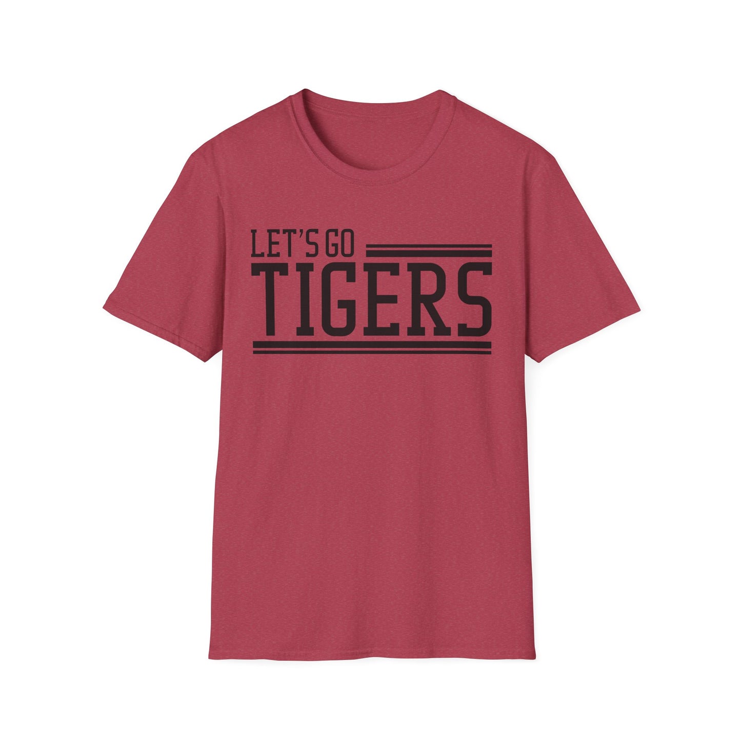 Lets Go Tigers Unisex Softstyle T-Shirt