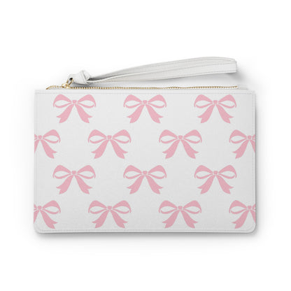 Clutch Bag Girlie Bow Pink