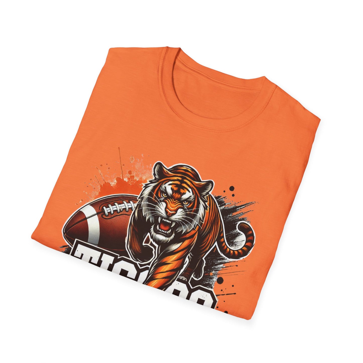 Tigers Football Unisex Softstyle T-Shirt