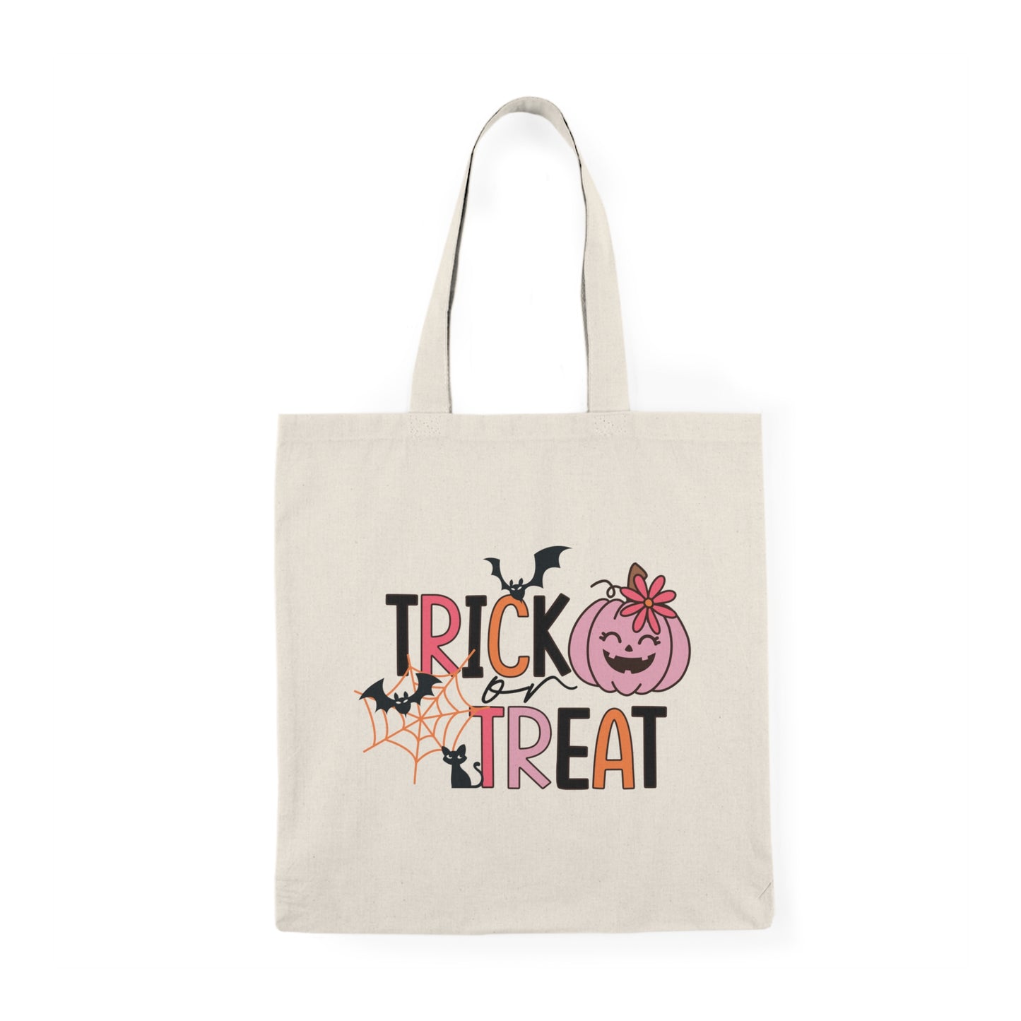 Trick or Treat Pink Pumpkin Tote Bag