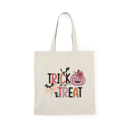 Trick or Treat Pink Pumpkin Tote Bag