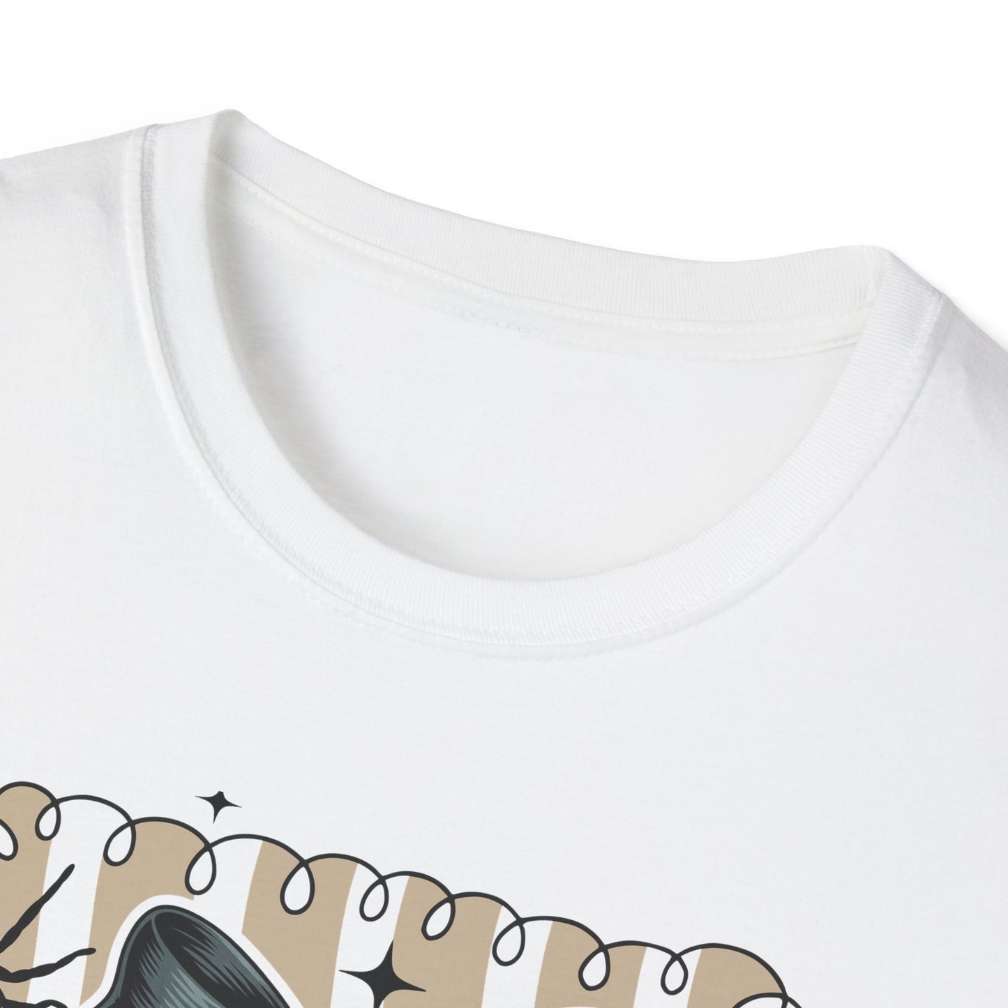 Skull Coquette Bow Unisex Softstyle T-Shirt