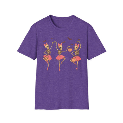 Ballerina Skeleton Unisex Softstyle T-Shirt
