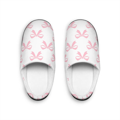 Women's Indoor Slippers Girlie Bow Pink