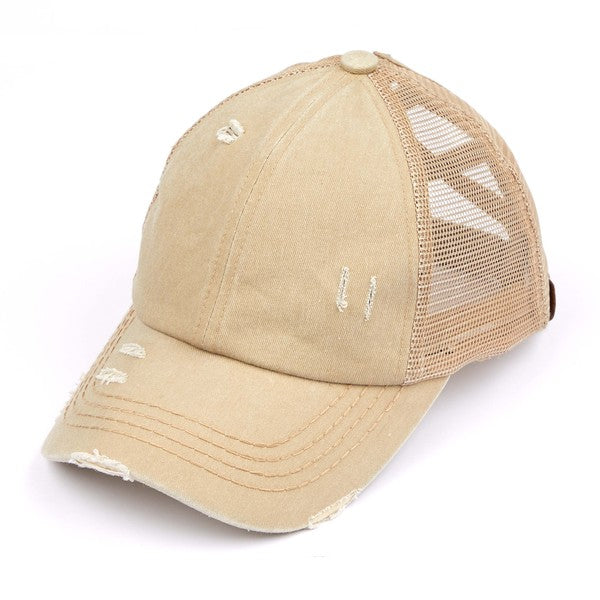 C.C Multi Level Crisscross Pony Cap - Southern Chic Magnolias, LLC