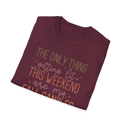 Only Thing Getting Lit Unisex Softstyle T-Shirt