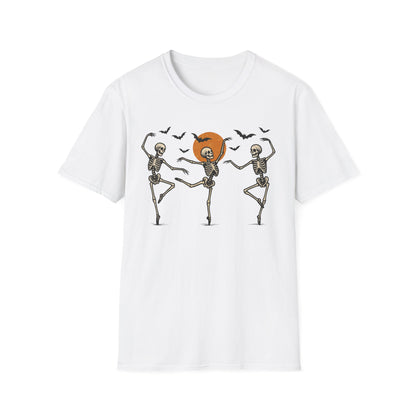 Dancing Skeletons Unisex Softstyle T-Shirt