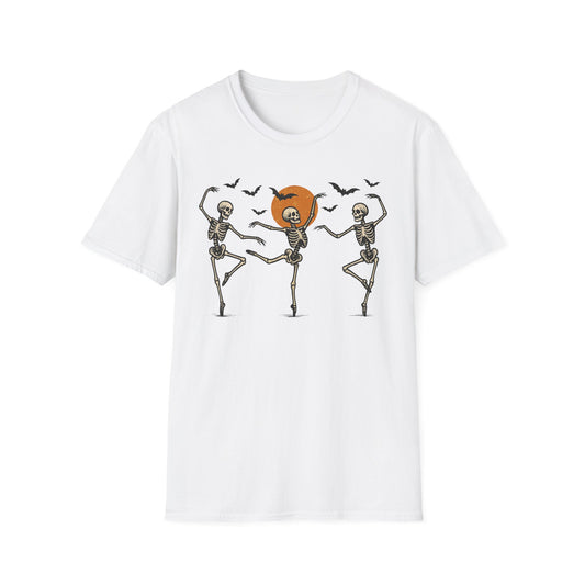 Dancing Skeletons Unisex Softstyle T-Shirt