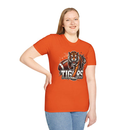 Tigers Football Unisex Softstyle T-Shirt