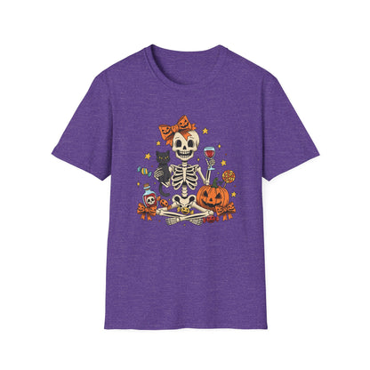 Coquette Bow Skeleton Unisex Softstyle T-Shirt
