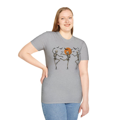 Dancing Skeletons Unisex Softstyle T-Shirt