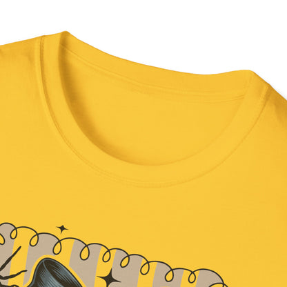 Skull Coquette Bow Unisex Softstyle T-Shirt