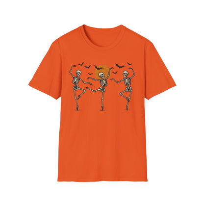 Dancing Skeletons Unisex Softstyle T-Shirt