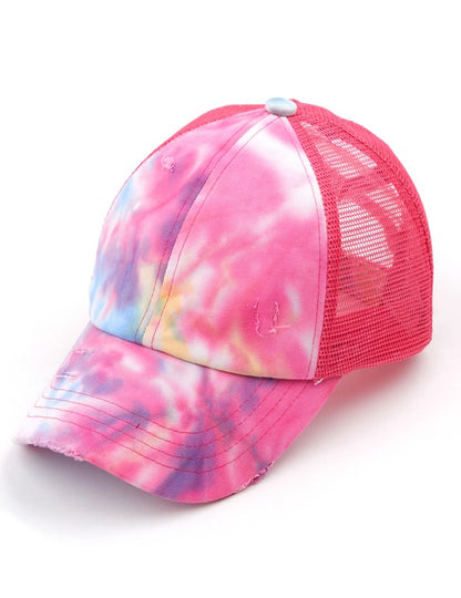 CC Tie Dye Mesh Pony Cap - Southern Chic Magnolias, LLC