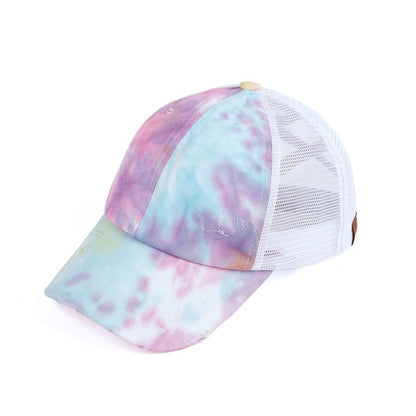 CC Tie Dye Mesh Pony Cap - Southern Chic Magnolias, LLC