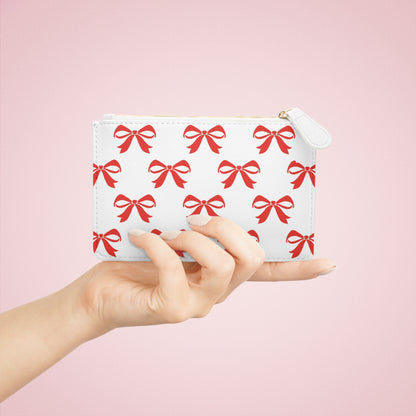 Mini Clutch Bag Girlie Bow Red