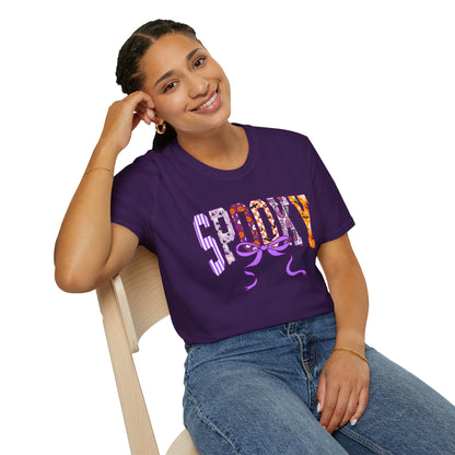 Preppy Spooky Coquette Unisex Softstyle T-Shirt