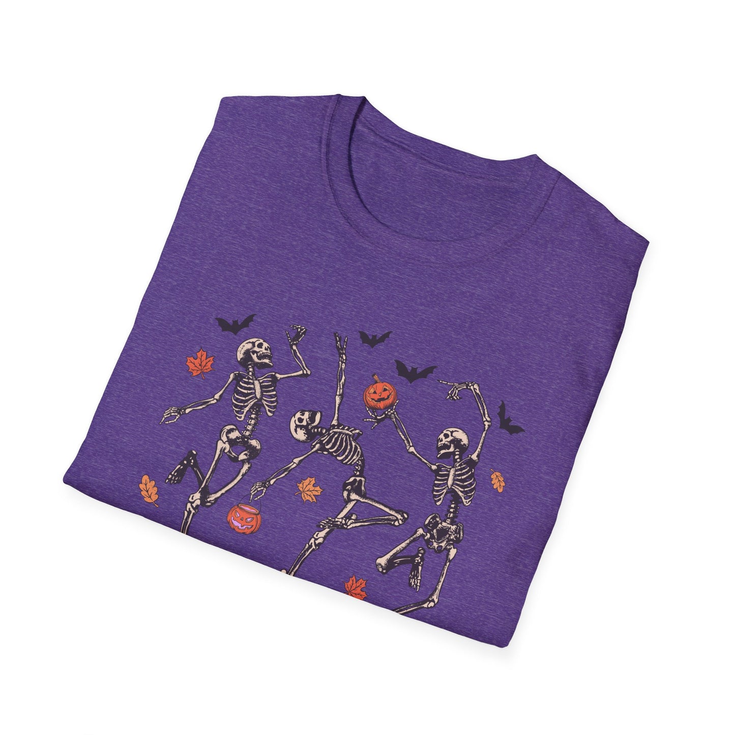 Skeleton Spooky Day Unisex Softstyle T-Shirt