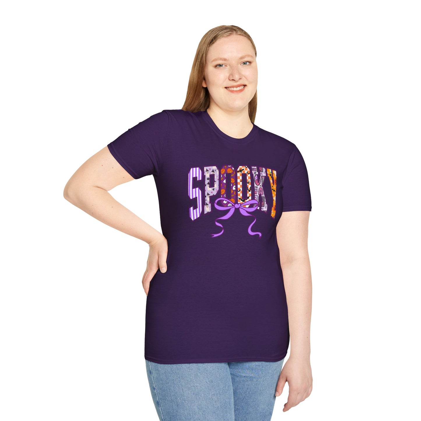 Preppy Spooky Coquette Unisex Softstyle T-Shirt