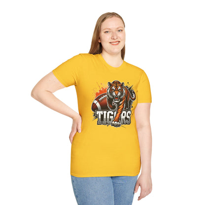 Tigers Football Unisex Softstyle T-Shirt