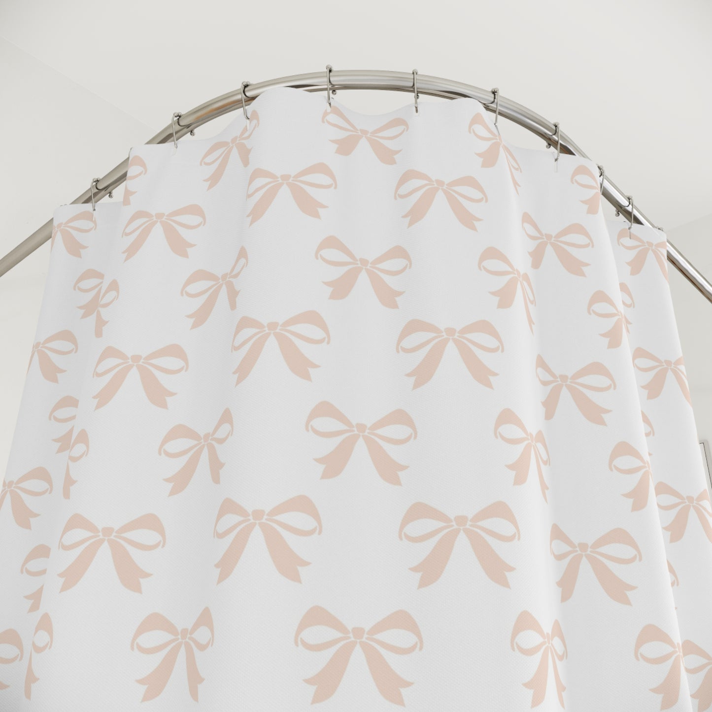 Shower Curtains Girlie Bow Light Pink