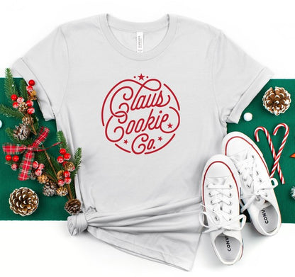 Santa Claus Cookie Co Boutique Tee