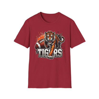 Tigers Football Unisex Softstyle T-Shirt
