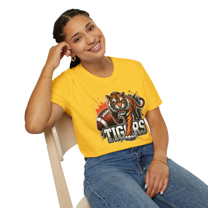 Tigers Football Unisex Softstyle T-Shirt