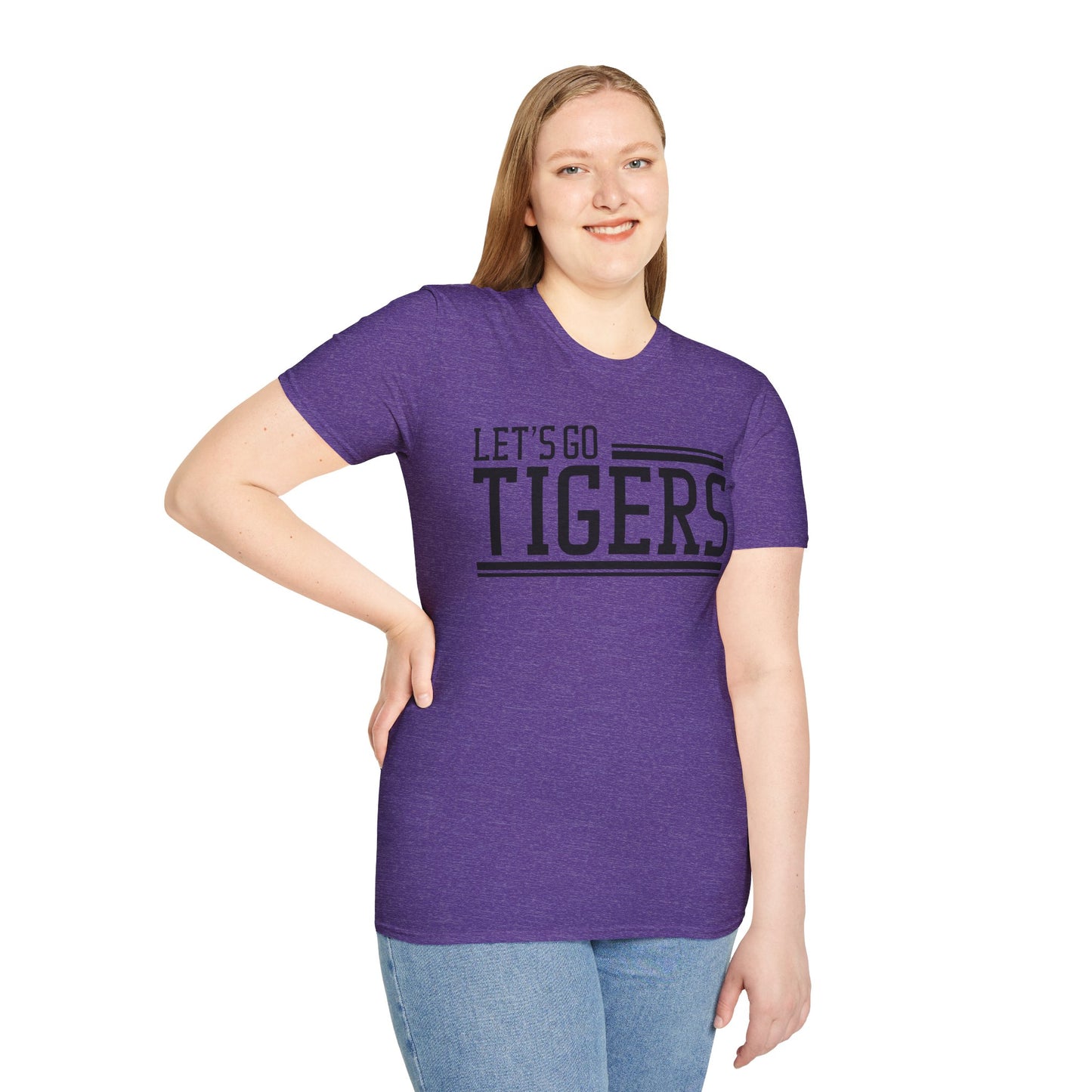 Lets Go Tigers Unisex Softstyle T-Shirt