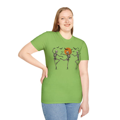 Dancing Skeletons Unisex Softstyle T-Shirt